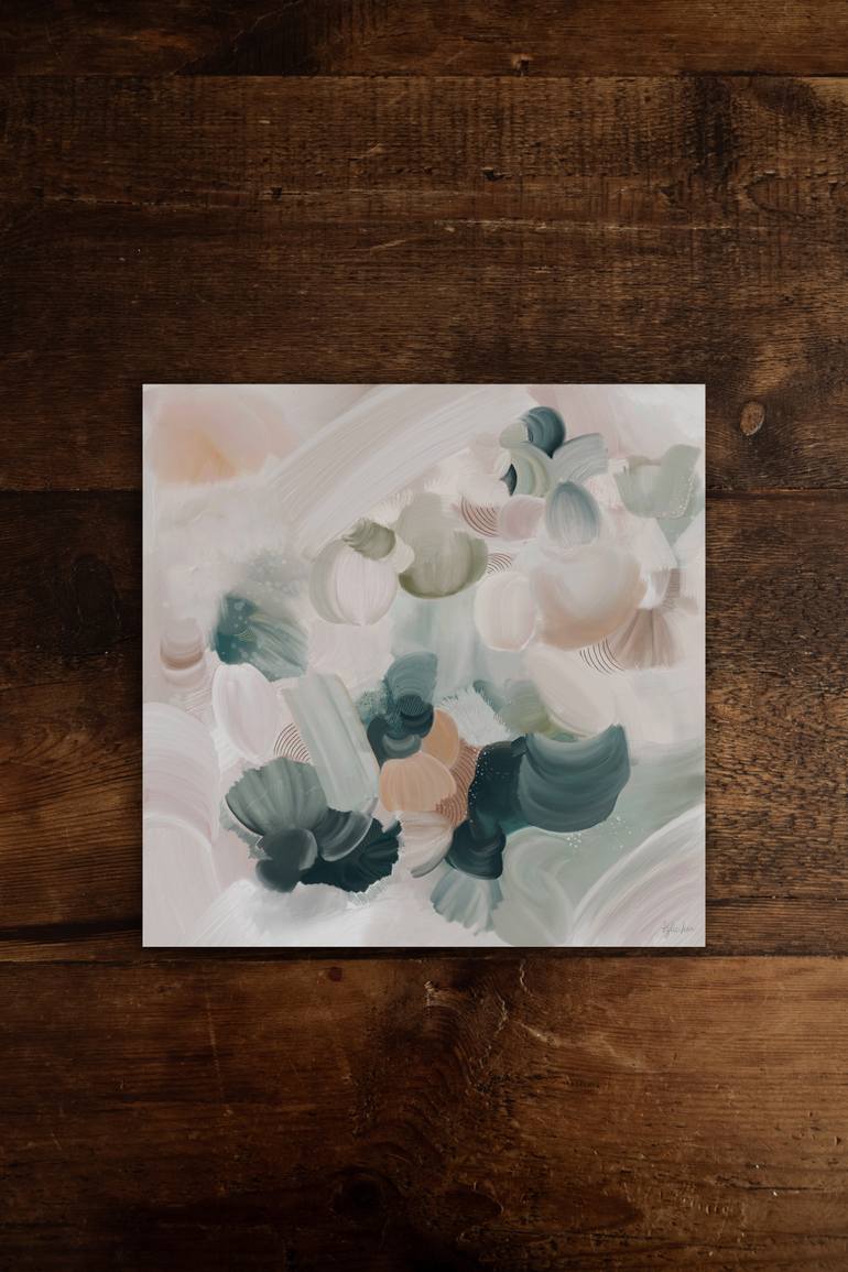 Original Abstract Expressionism Abstract Mixed Media by Kylie Pineda
