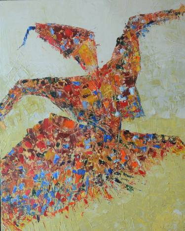 Print of Abstract Expressionism Performing Arts Paintings by Rita Basumallick