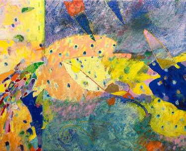 Original Abstract Expressionism Abstract Paintings by mitch odenwald