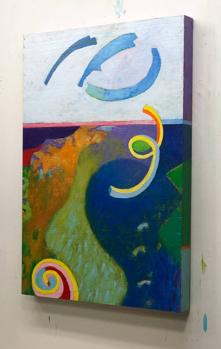 Original Abstract Painting by mitch odenwald