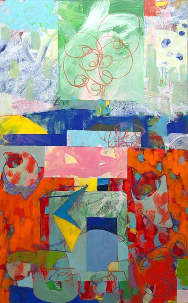 Original Abstract Paintings by mitch odenwald