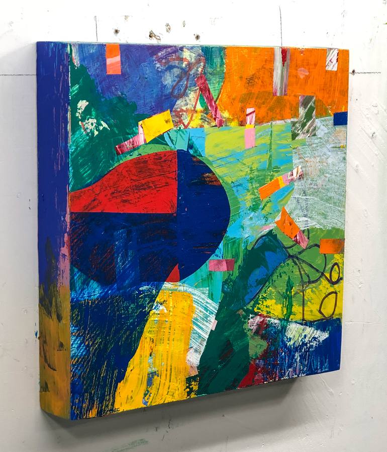 Original Abstract Expressionism Abstract Painting by mitch odenwald