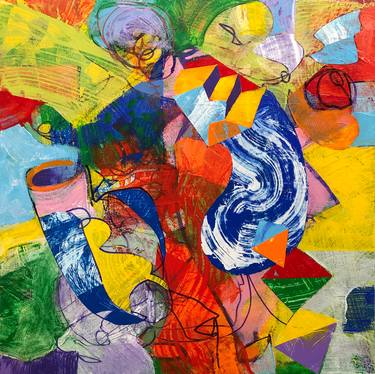 Original Abstract Expressionism Abstract Paintings by mitch odenwald