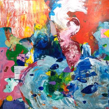 Original Abstract Expressionism Abstract Paintings by mitch odenwald