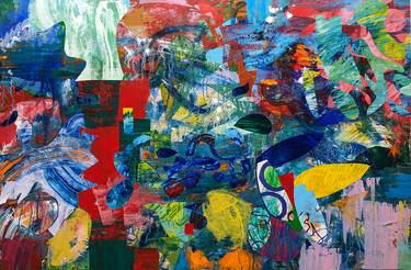 Original Abstract Paintings by mitch odenwald