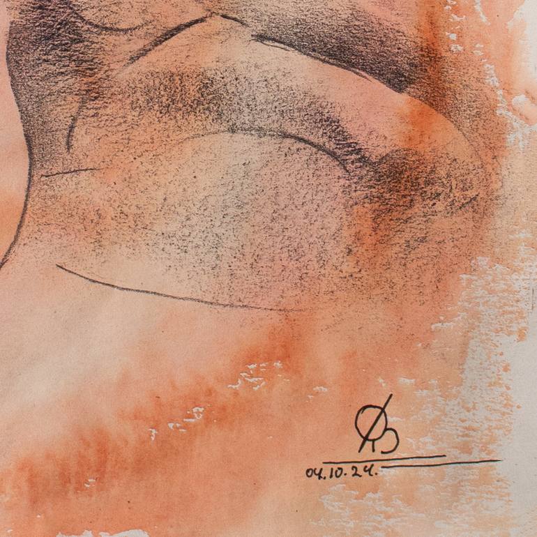 Original Modernism Nude Drawing by Oleksandr Baklai