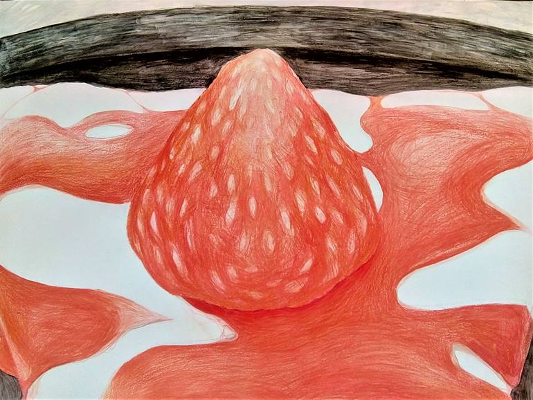 Original Conceptual Still Life Drawing by Milica Vuković