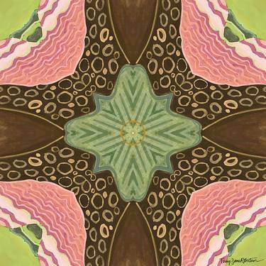 Print of Patterns Mixed Media by Terry Jane Robertson