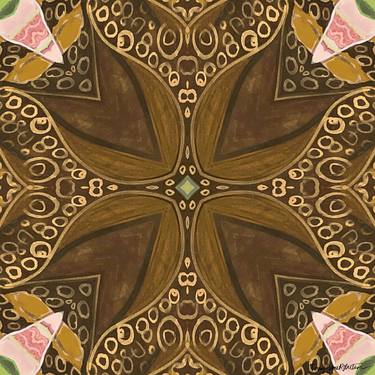 Print of Art Deco Patterns Mixed Media by Terry Jane Robertson