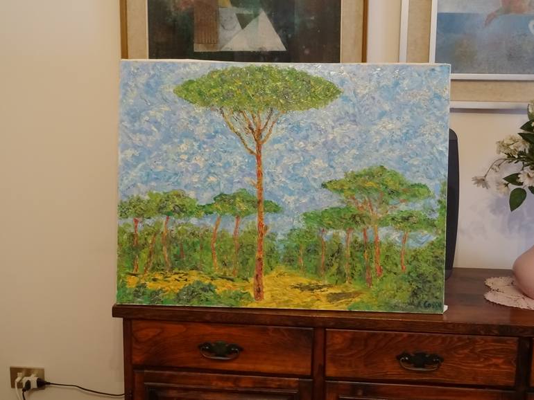 Original Expressionism Landscape Painting by Andrea Cossu