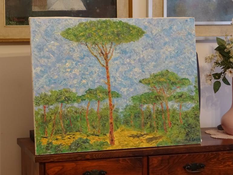 Original Expressionism Landscape Painting by Andrea Cossu