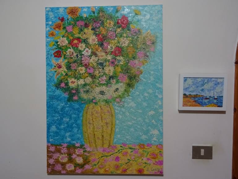 Original Art Deco Still Life Painting by Andrea Cossu