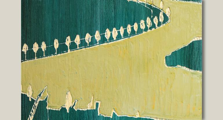 Original Abstract Landscape Painting by Alessandro Rizzi