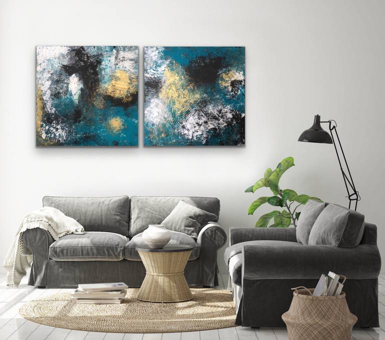 Original Modern Abstract Painting by Alessandra Viola