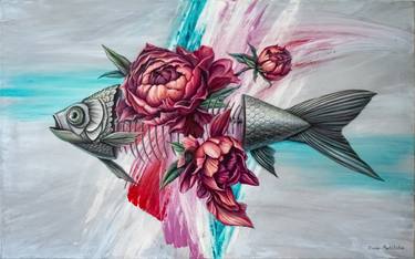 Print of Fish Paintings by Daria Metelska
