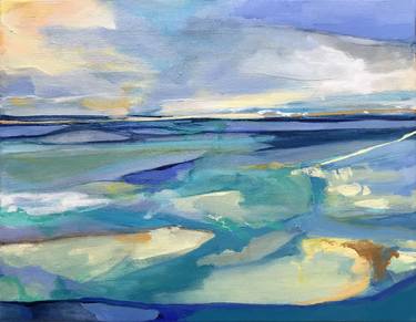 Print of Abstract Seascape Paintings by Kelly Allison