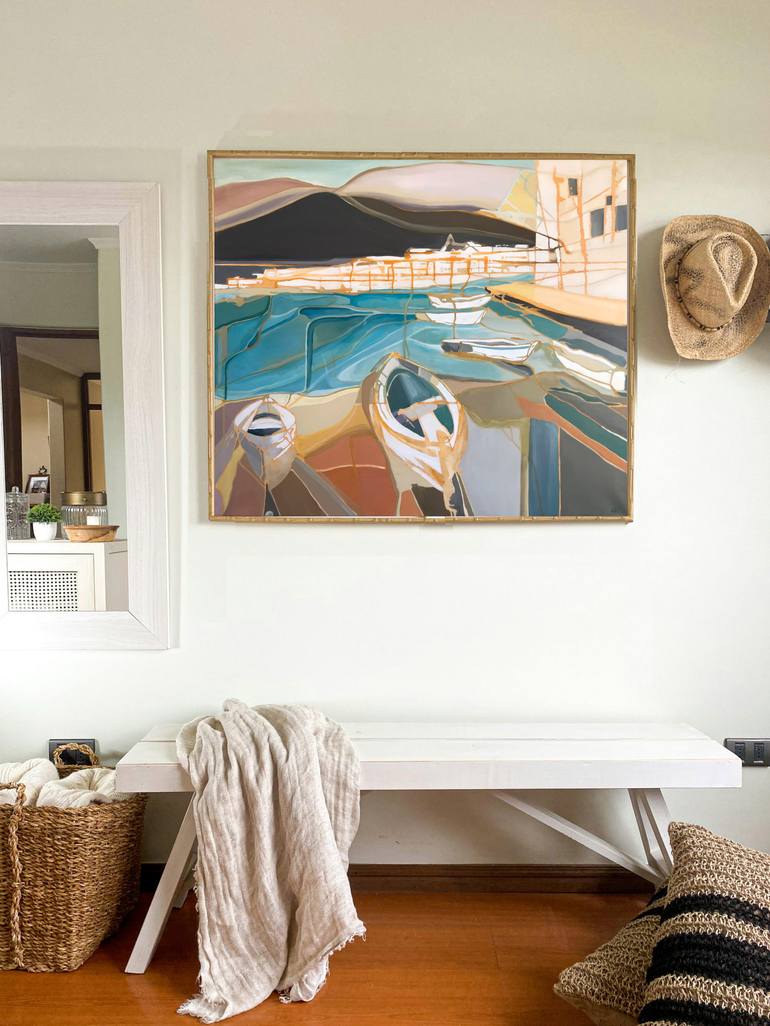 Original Figurative Landscape Painting by Kelly Allison