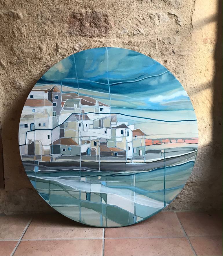 Original Figurative Landscape Painting by Kelly Allison