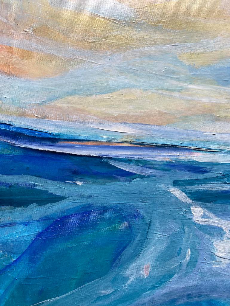 Original Figurative Seascape Painting by Kelly Allison