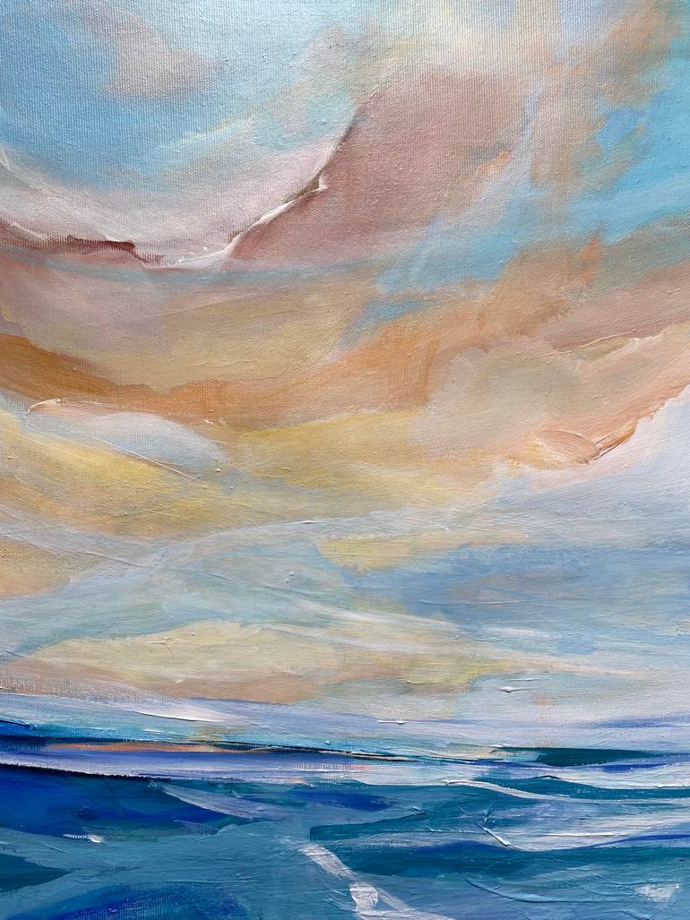Original Figurative Seascape Painting by Kelly Allison