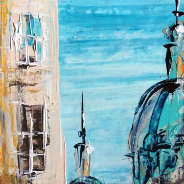 Original Expressionism Architecture Paintings by Kelly Allison