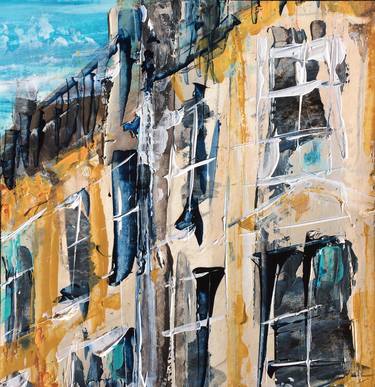 Original Figurative Architecture Paintings by Kelly Allison