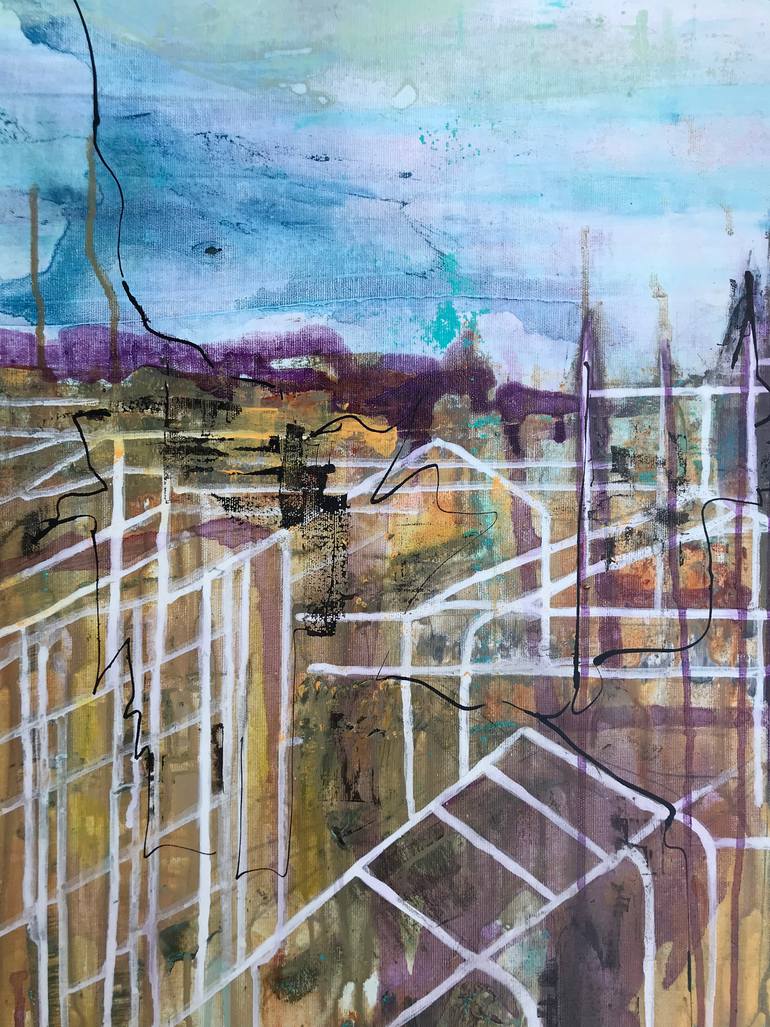 Original Conceptual Architecture Painting by Kelly Allison