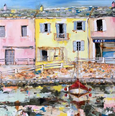 Print of Figurative Boat Paintings by Kelly Allison