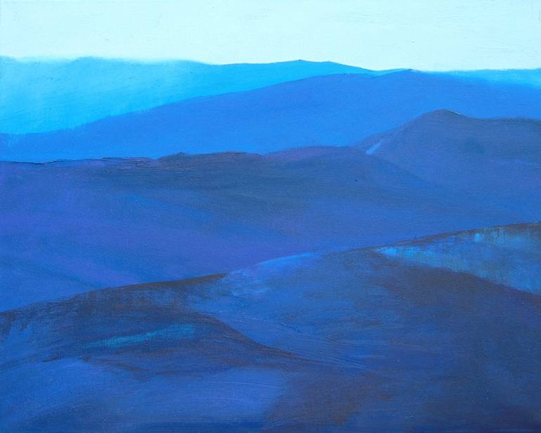 Misty Mountains Painting by Sheila Lemons | Saatchi Art