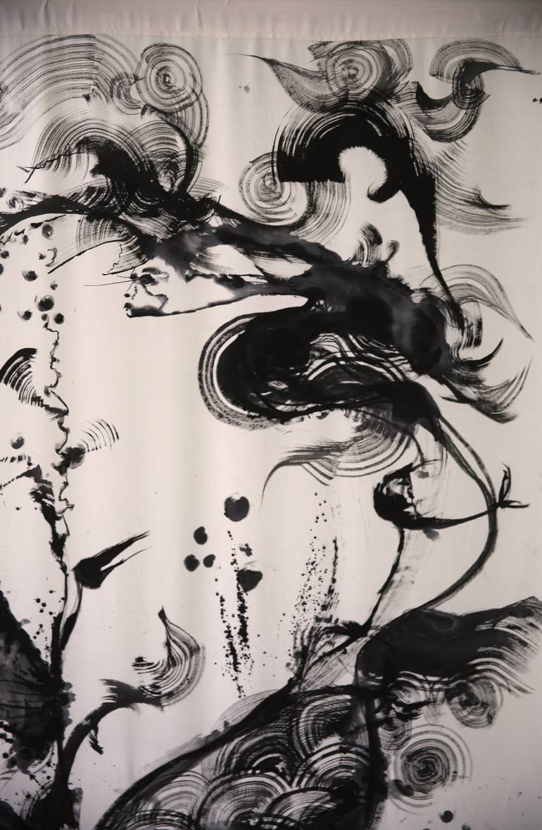 Original Expressionism People Painting by Milan Delvecchio
