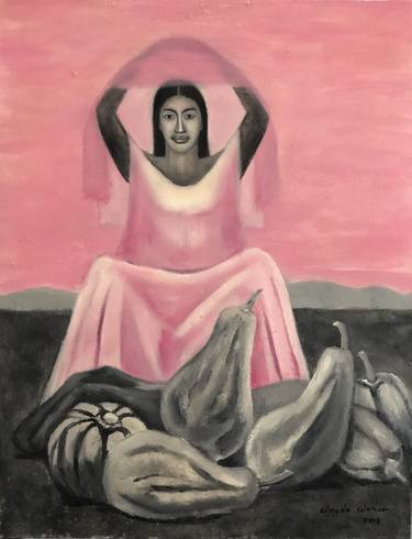 Mexican Woman in Pink thumb