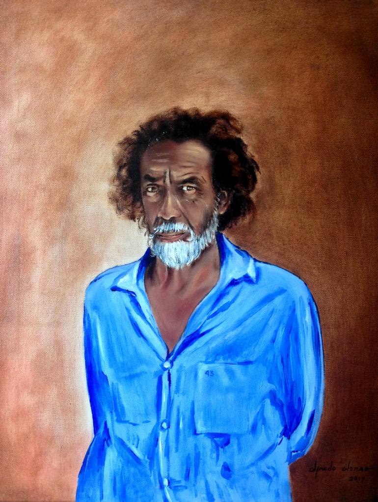 Original Portraiture Portrait Painting by Alfredo Alonso