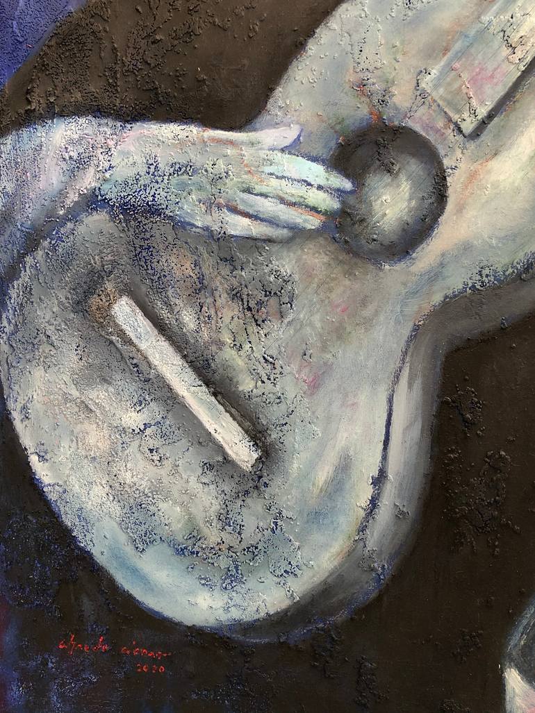 Original Figurative Other Painting by Alfredo Alonso