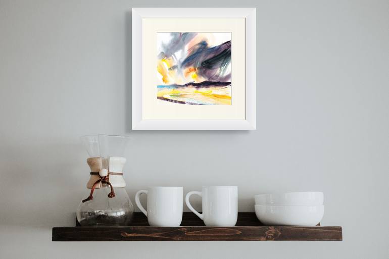 Original Abstract Expressionism Seascape Painting by Adrian Homersham