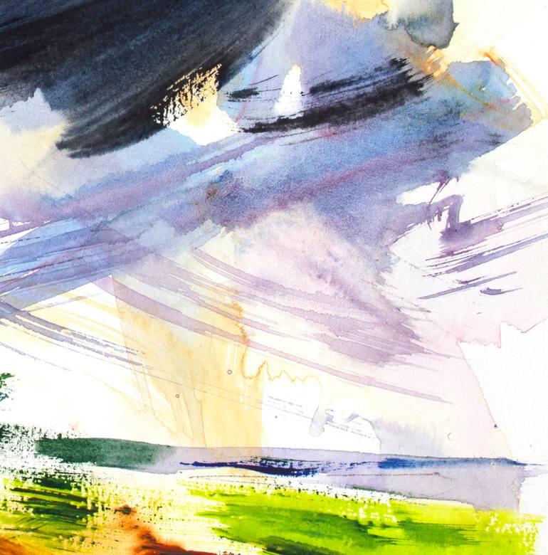 Original Expressionism Landscape Painting by Adrian Homersham