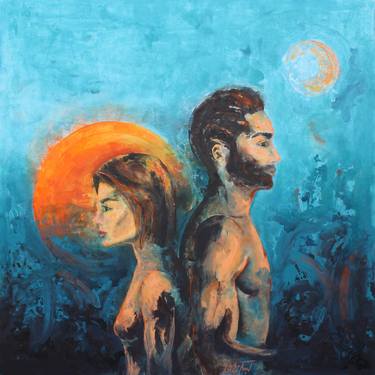 Original Figurative Love Paintings by Leena Baker