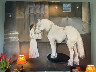 Original Figurative Animal Paintings by Kelly Nelson