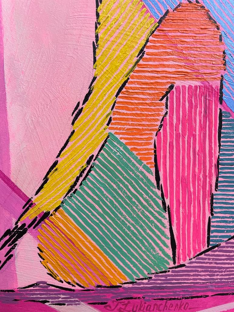 Original Abstract Body Painting by Tetiana Lukianchenko