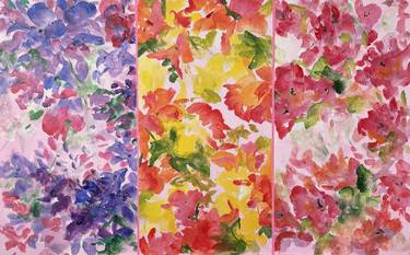 Original Abstract Aerial Paintings by Tetiana Lukianchenko