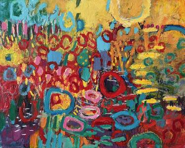 Original Abstract Expressionism Abstract Painting by Tetiana Lukianchenko