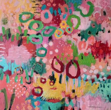 Original Abstract Expressionism Abstract Painting by Tetiana Lukianchenko