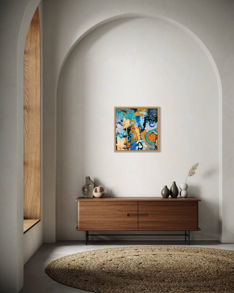 Original Contemporary Abstract Painting by Tetiana Lukianchenko