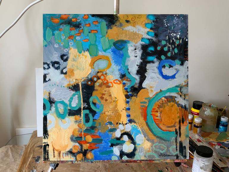 Original Contemporary Abstract Painting by Tetiana Lukianchenko