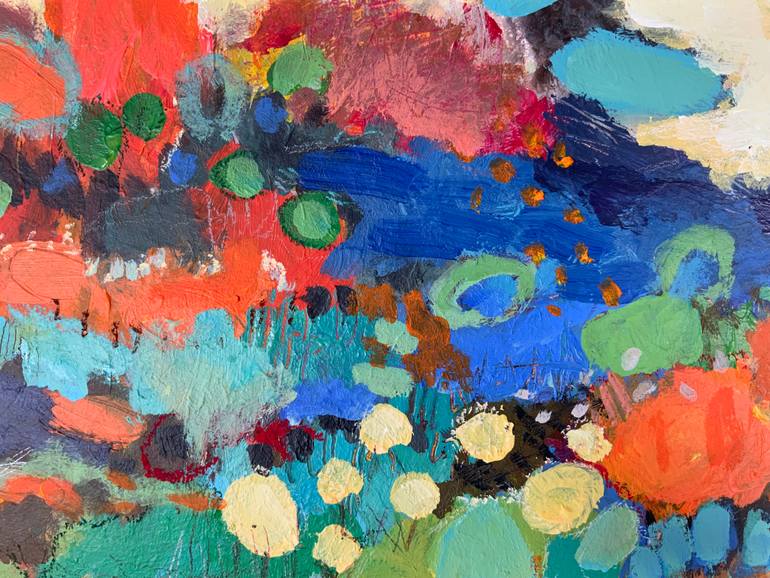 Original Abstract Expressionism Abstract Painting by Tetiana Lukianchenko