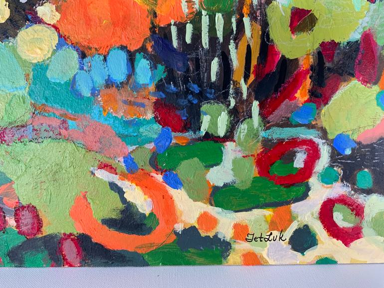 Original Abstract Expressionism Abstract Painting by Tetiana Lukianchenko