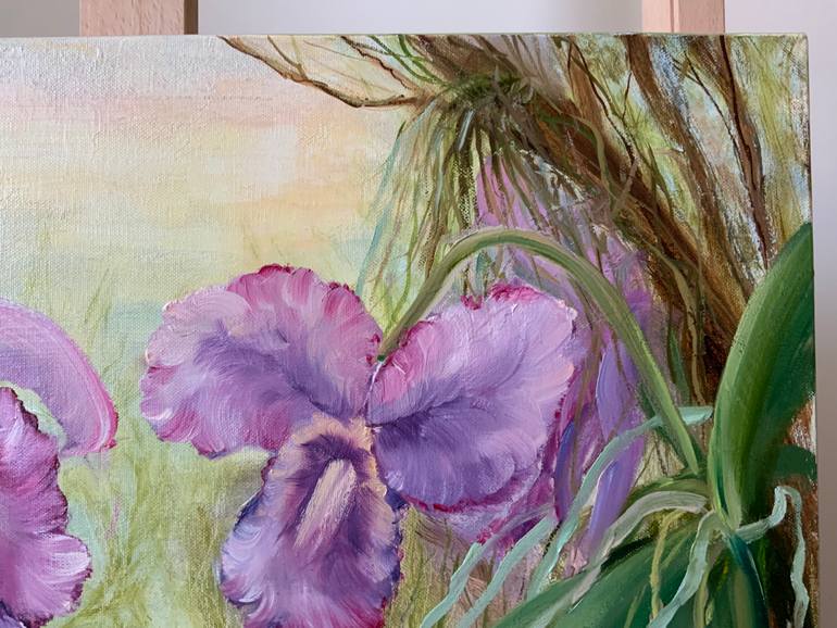 Original Expressionism Botanic Painting by Tetiana Lukianchenko