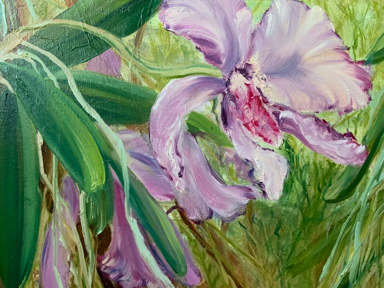 Original Expressionism Botanic Painting by Tetiana Lukianchenko