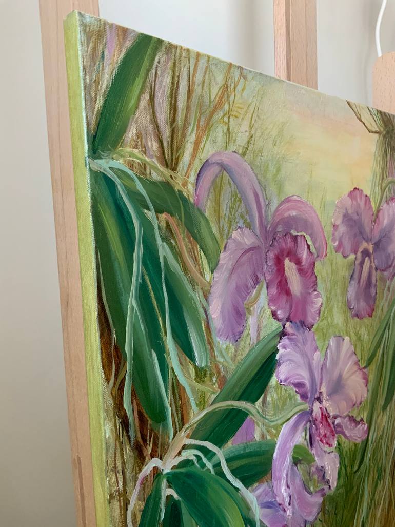 Original Expressionism Botanic Painting by Tetiana Lukianchenko