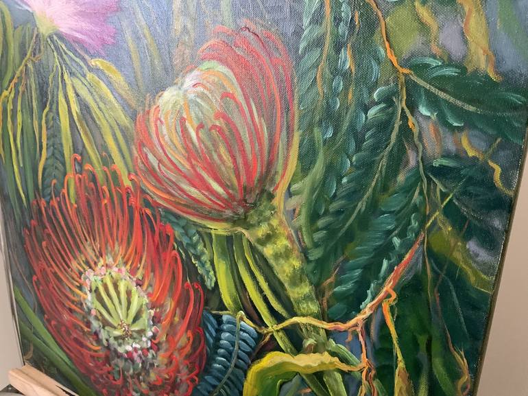 Original Expressionism Botanic Painting by Tetiana Lukianchenko