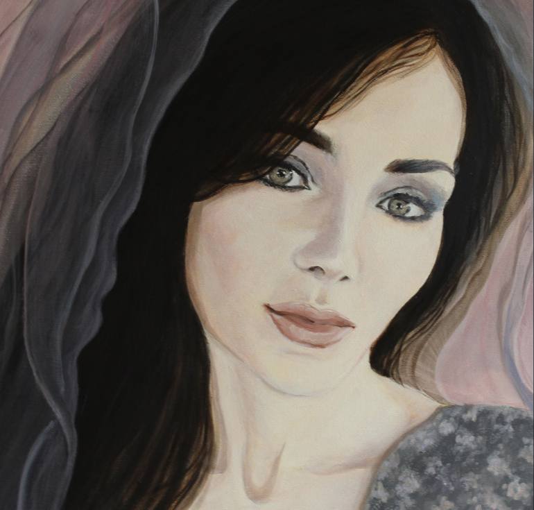 Original Fine Art Portrait Painting by Tetiana Lukianchenko